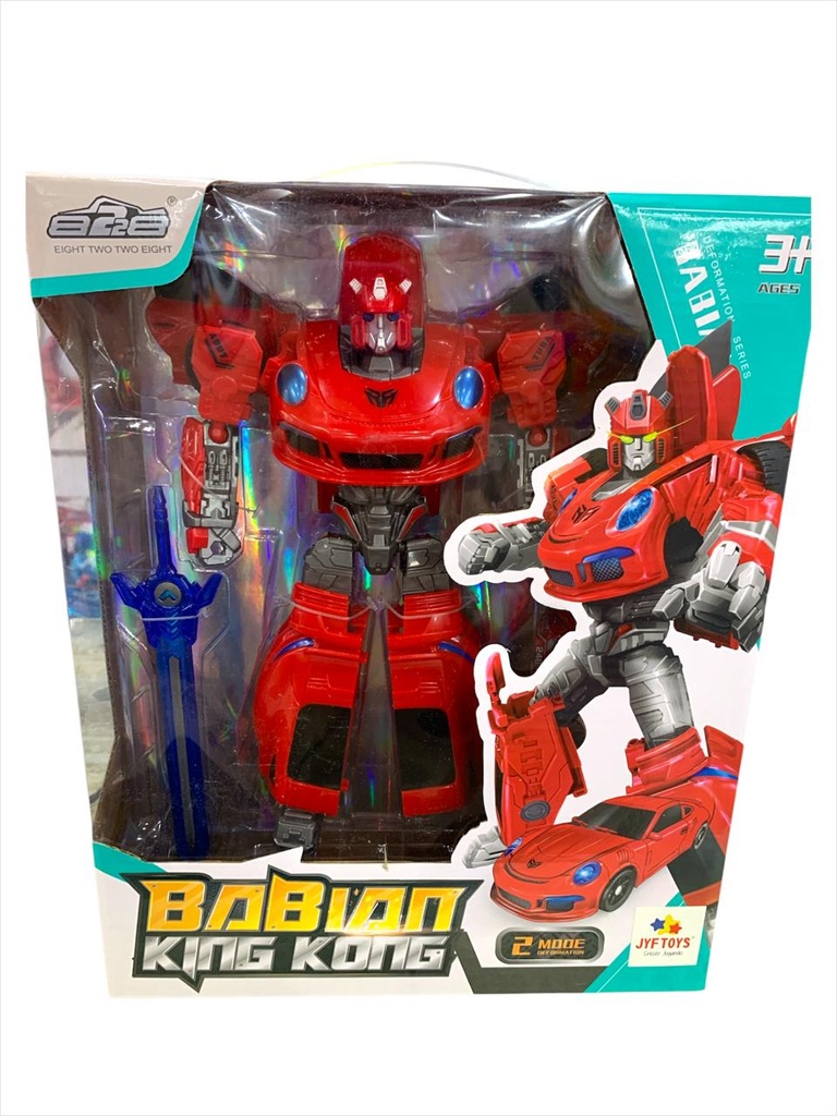 TRANSFORMER ROJO Y AMARILLO