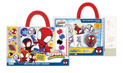 MALETIN PARA CREAR Y COLOREAR SPIDERMAN