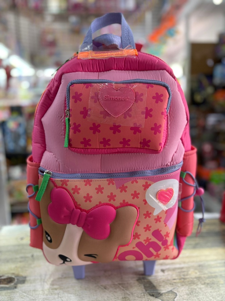 MOCHILA SIMONES 18" CON CARRO