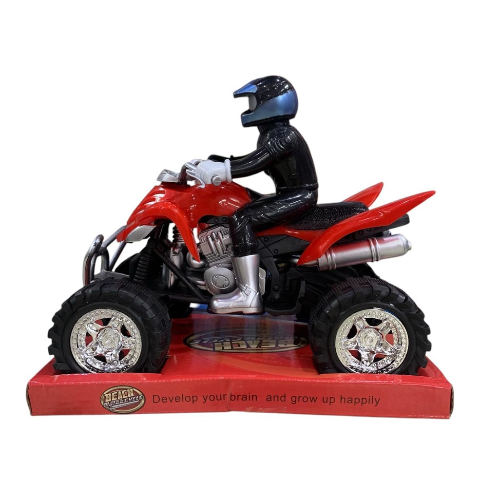 CUATRICICLO+MUÑECO A FRICCION