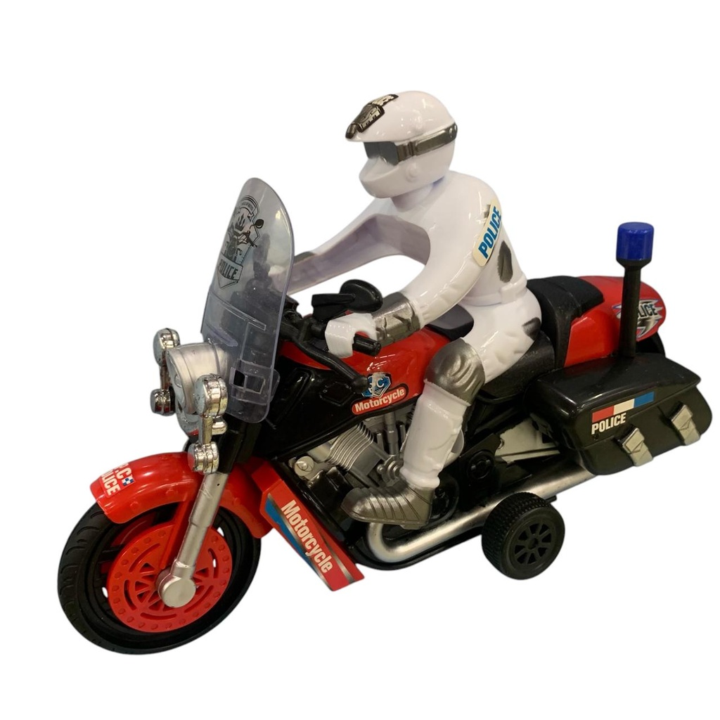 MOTO POLICIA C/LUZ Y SONIDO