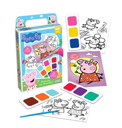 PINTANDO CON ACUARELAS PEPPA PIG
