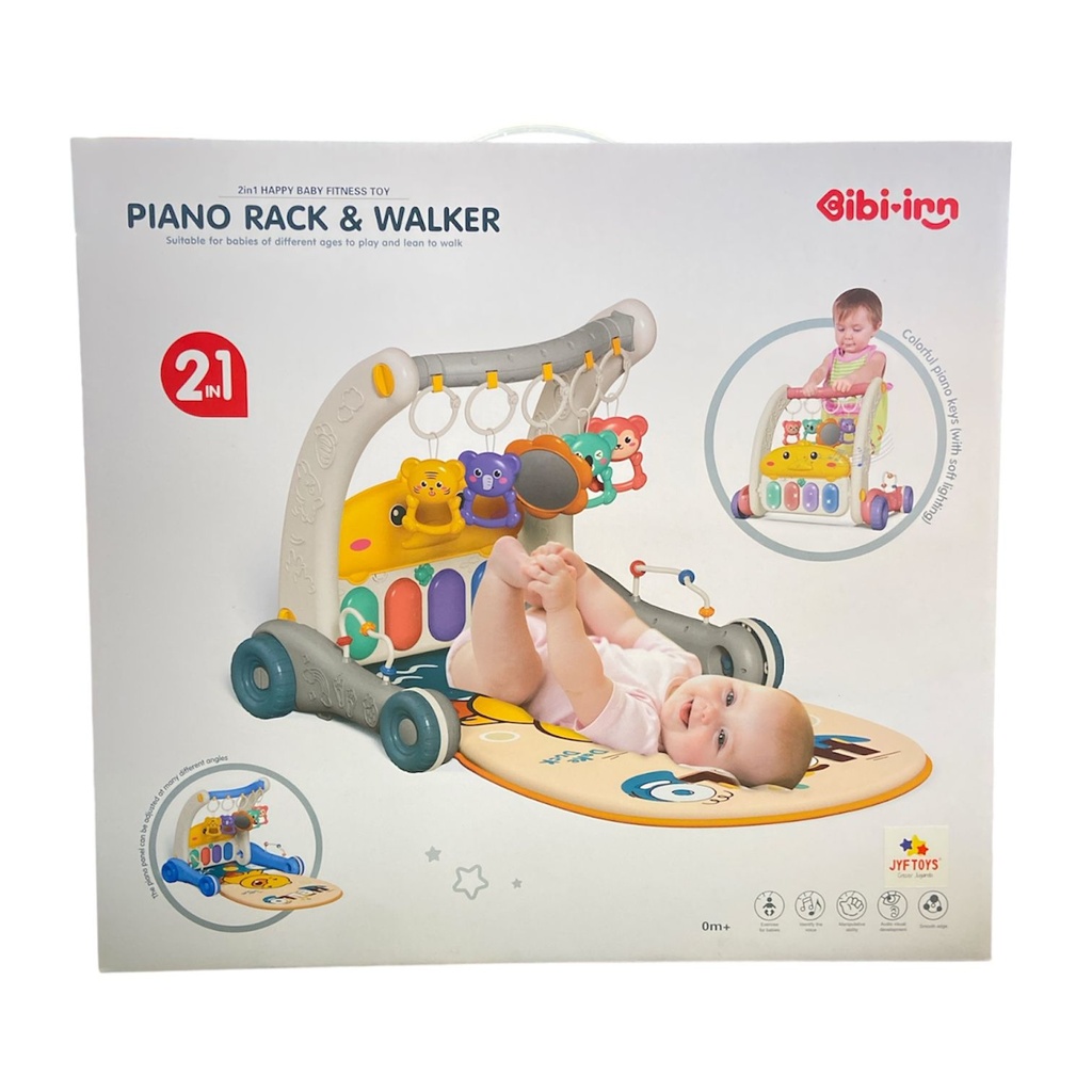 2 EN 1 CAMINADOR Y ALFOMBRA DIDACTICA