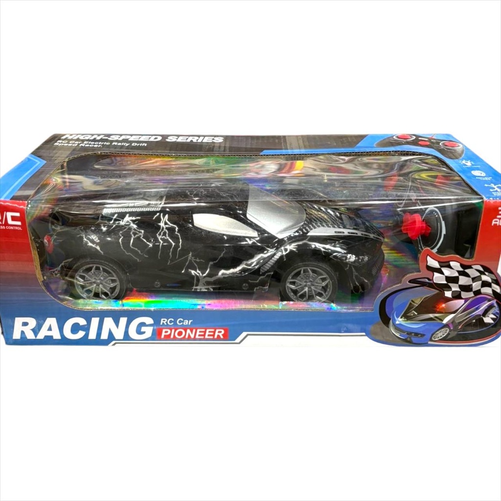 AUTO R/CONTROL RACING NEGRO CON USB