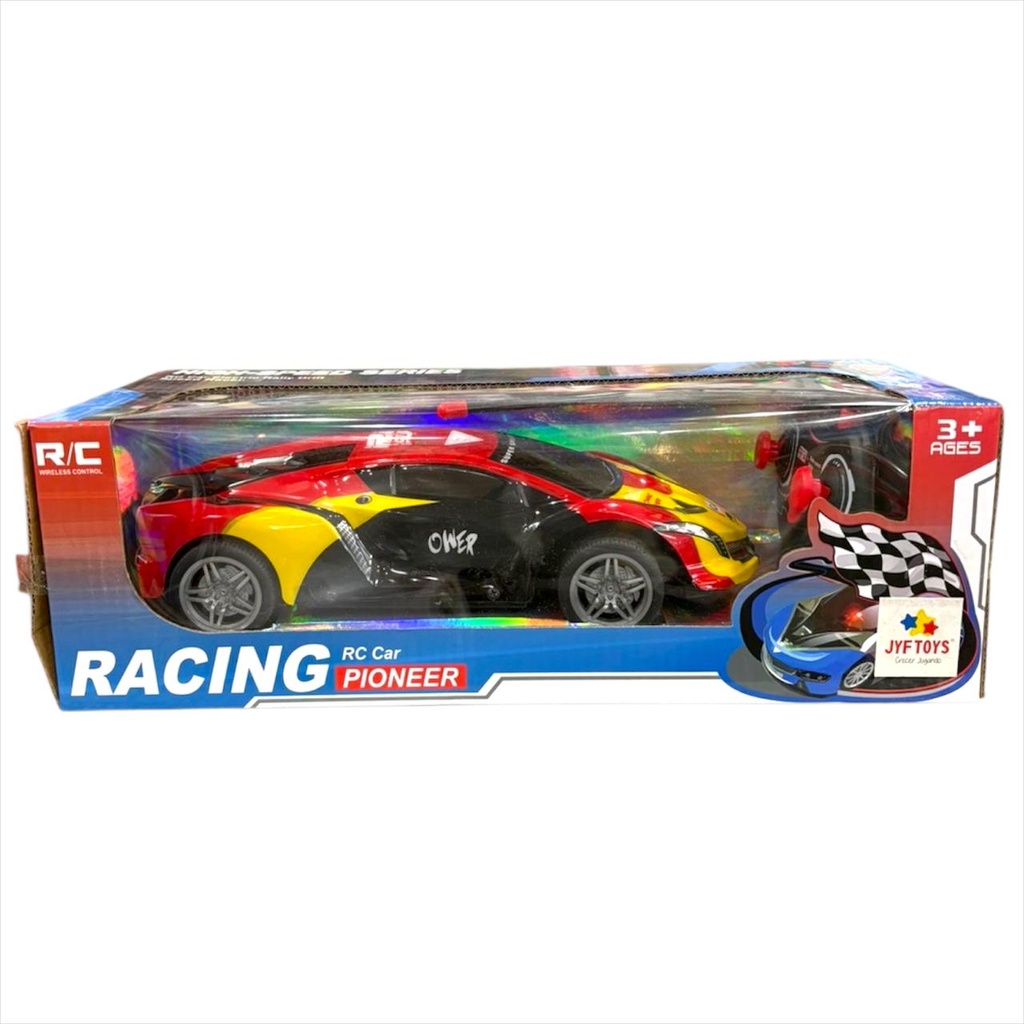 AUTO R/CONTROL RACING AMARILLO CON USB