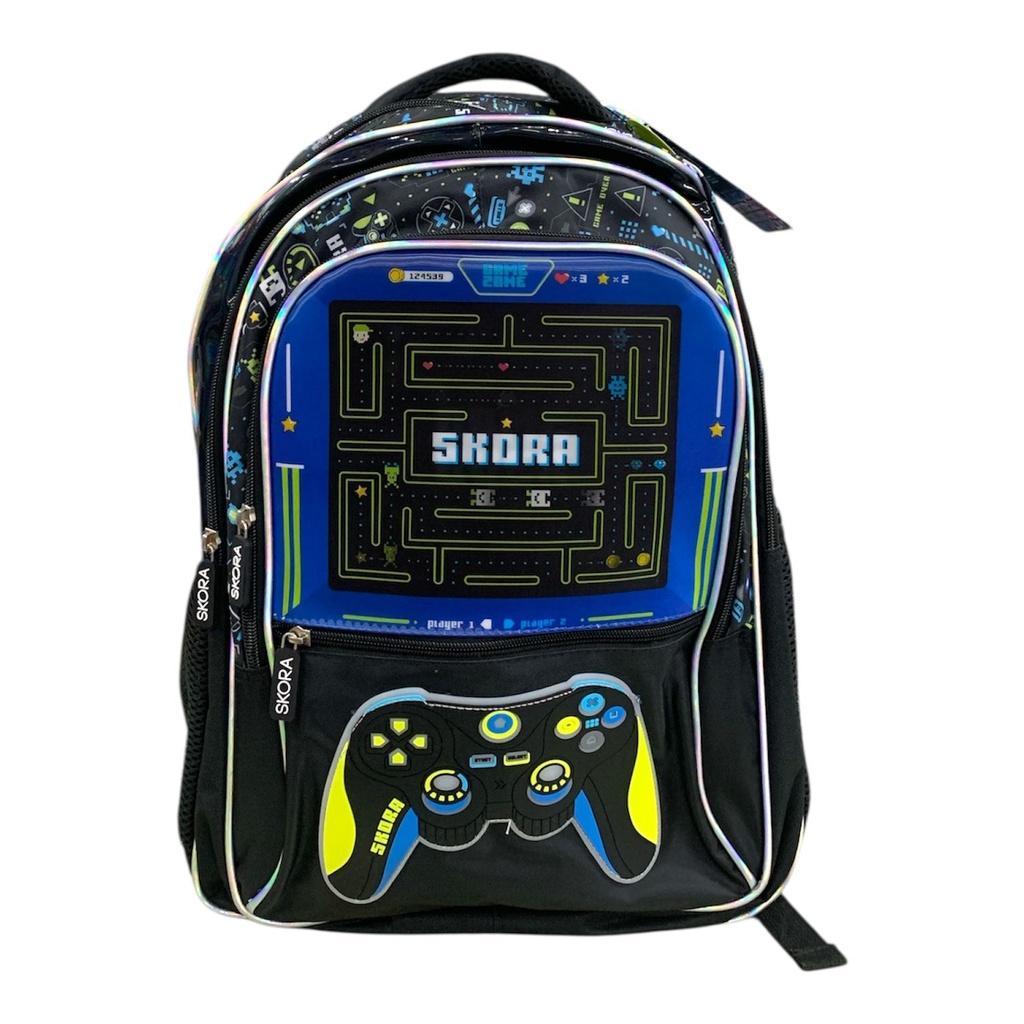 MOCHILA ESPALDA SKORA GAME OVER 