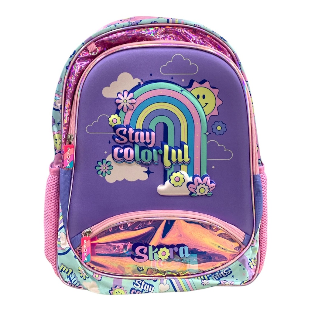 MOCHILA ESPALDA 18" SKORA RAINBOW 