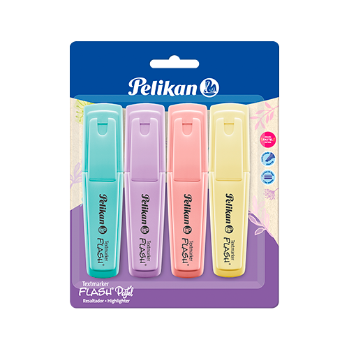BLISTER X4 RESALTADOR FLASH PELIKAN