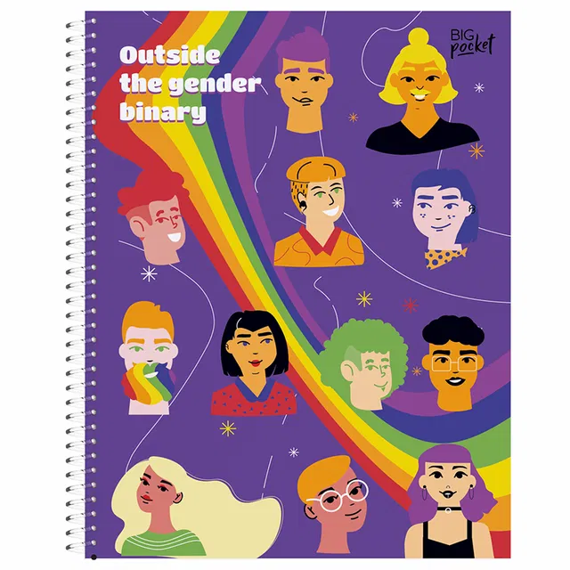 CUADERNO UNIVERSITARIO RX80 ARCOIRIS