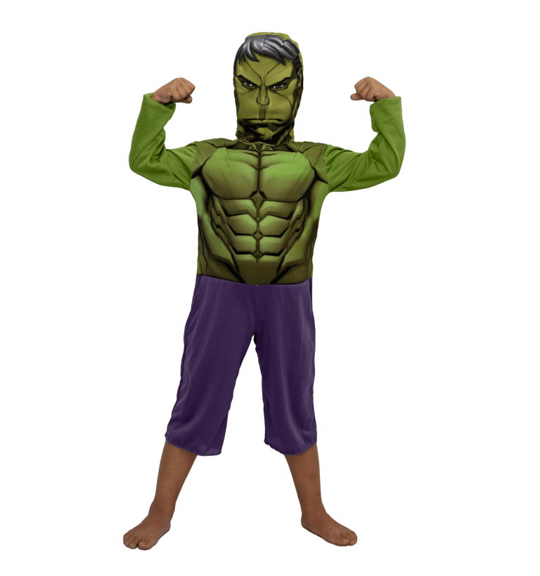 DISFRAZ ECONOMICO HULK T.2