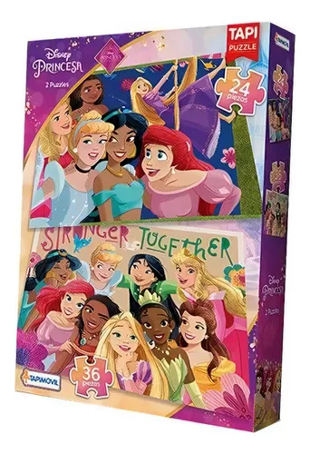 [7794008075070] DISNEY PRINCESAS PUZZLE 24 Y 36 PZAS