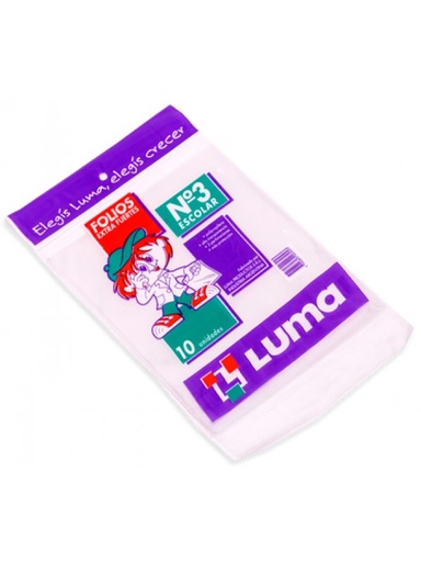 [365128] FOLIO N°3 ESCOLAR LUMA X10