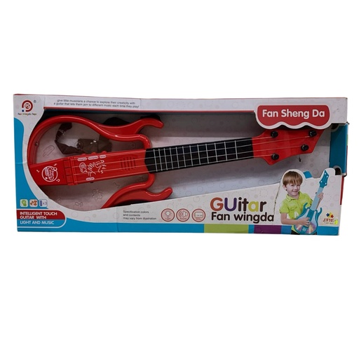 [6991203037105] GUITARRA MUSICAL ROJA