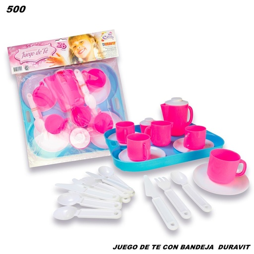 [24700500] JGO.DE TE C/BANDEJA ART.500