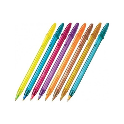 [321020] LAPICERA BIC TURQUESA CRISTAL "FASHION"