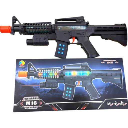 [19129] METRALLETA LUZ Y SONIDO M16