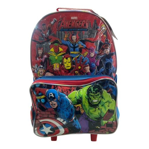 [202SP138] MOCHILA AVENGERS 18" CON CARRO
