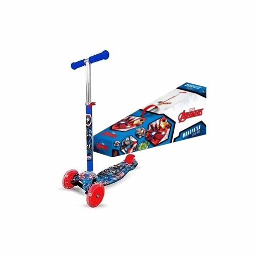 [25862023] MONOPATIN AVENGERS C/LUZ 80X58X23CM