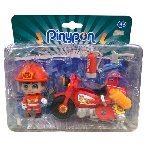 [7015636] MOTO BOMBERO CON FIGURA