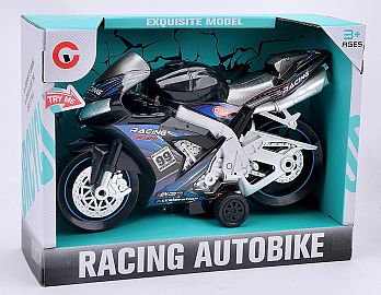 [22226] MOTO C/LUZ Y SONIDO A FRICCION