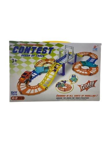 [1686105932003] PISTA DE AUTO CONTEST 62 PZAS