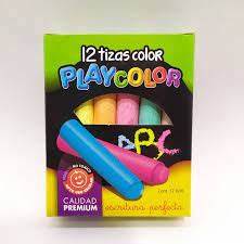 [400125] PLAYCOLOR X12 TIZAS COLOR