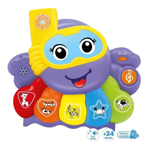 [6005] PULPO TECLADO MUSICAL