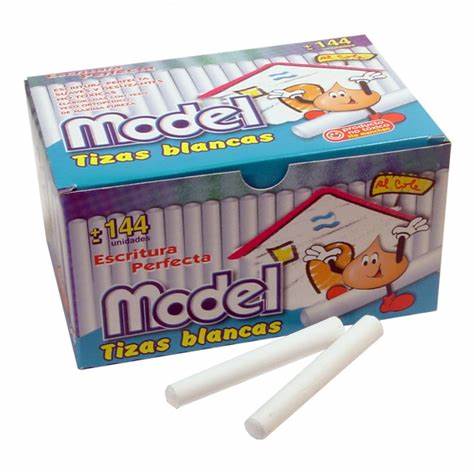 [400120] TIZA MODEL BLANCA X UNIDAD