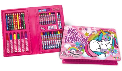 VALIJA DE DIBUJO UNICORNIO