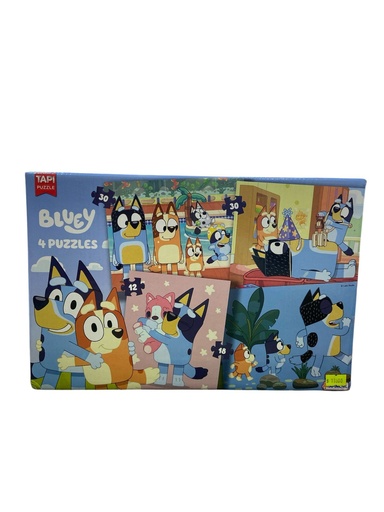  4 EN 1 PUZZLE BLUEY 