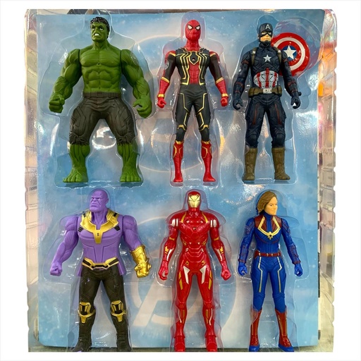 PLATSET AVENGERS FIGURAS IMITACION 