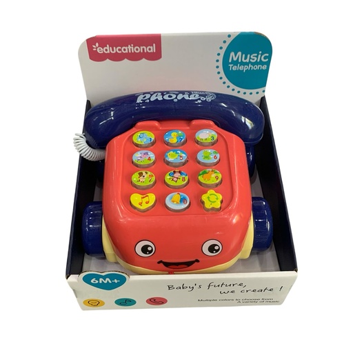 [24162] TELEFONO INFANTIL MUSICAL VINTAGE