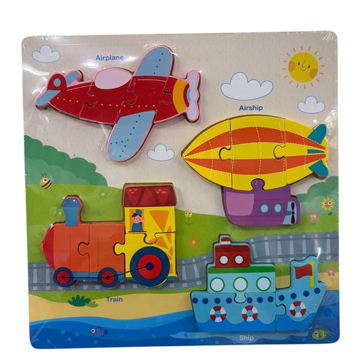 [24020] JUEGO DE MADERA PUZZLE X3