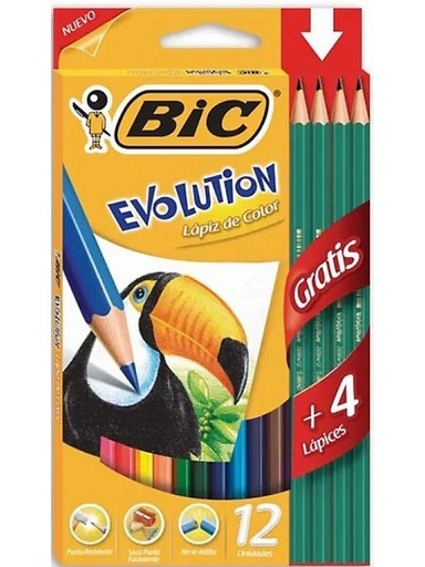 [321316] LAPIZ EVOLUTION COLORES+4GRAF (copia)