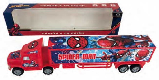 [25853958] CAMION A FRICCION SPIDERMAN 36.5X6X8.5CM