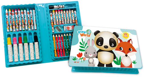 [73301037] CARTUCHERA DE DIBUJO CON 42 PIEZAS