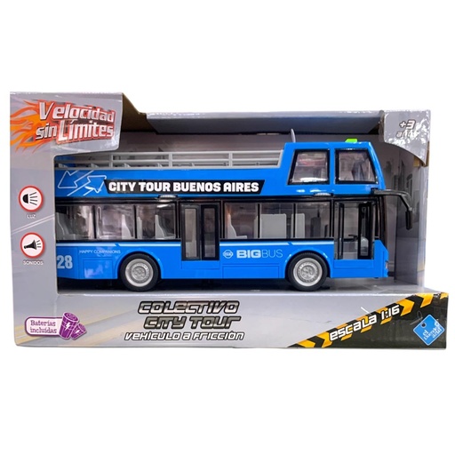 COLECTIVO CON LUZ Y SONIDO "CITY TOUR"