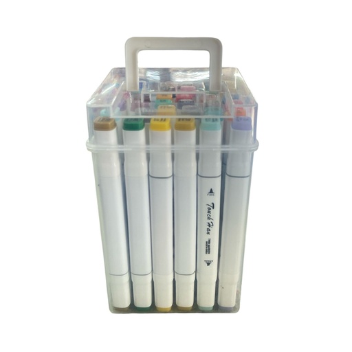 MARCADORES EN CAJA ACRILICA DOBLES X24