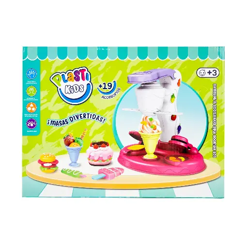 PLASTI KIDS MASA DE HELADOS