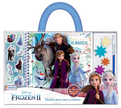 MALETIN PARA CREAR Y COLOREAR FROZEN