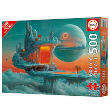 PUZZLE 500 PZAS "PLANETA DE FUEGO Y HIELO"
