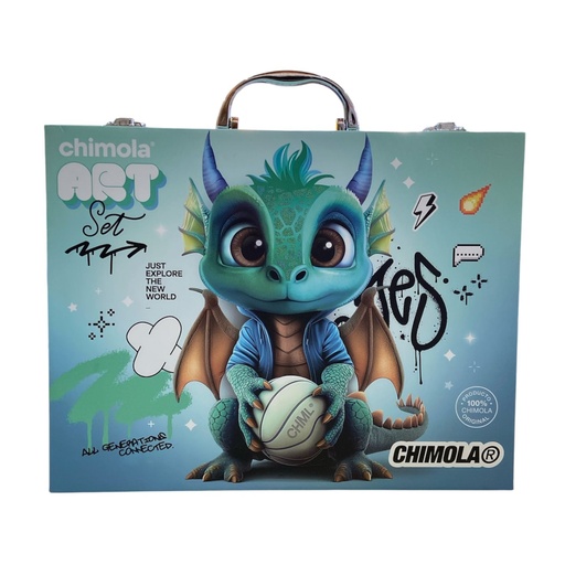 [7798218141617] VALIJA SET DE ARTE DRAGON