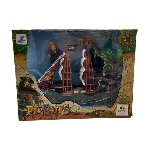 BARCO PIRATA CON ACCESORIOS