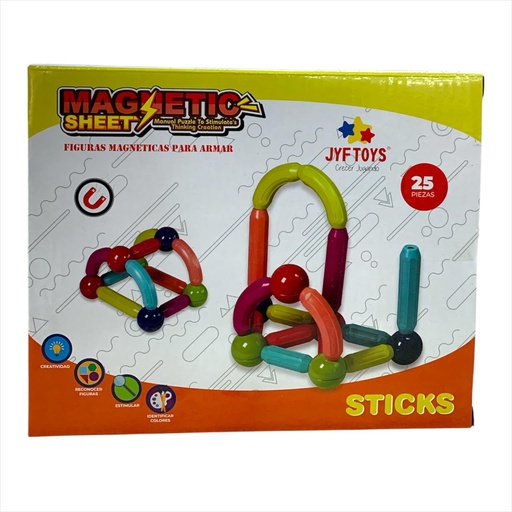 [MKT688569] MAGNETIC STICKS 25 PIEZAS 