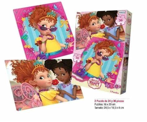 [7794008010071] 2 PUZZLES 24 Y 36 PIEZAS FANCY NANCY