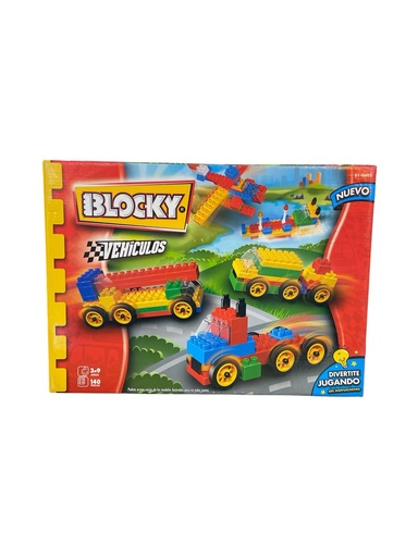 [73310602] BLOCKY VEHICULO 3 (140 PZAS)