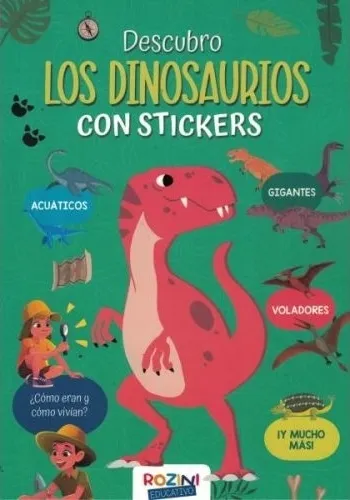 DESCUBRO DINOS C/STIKERS